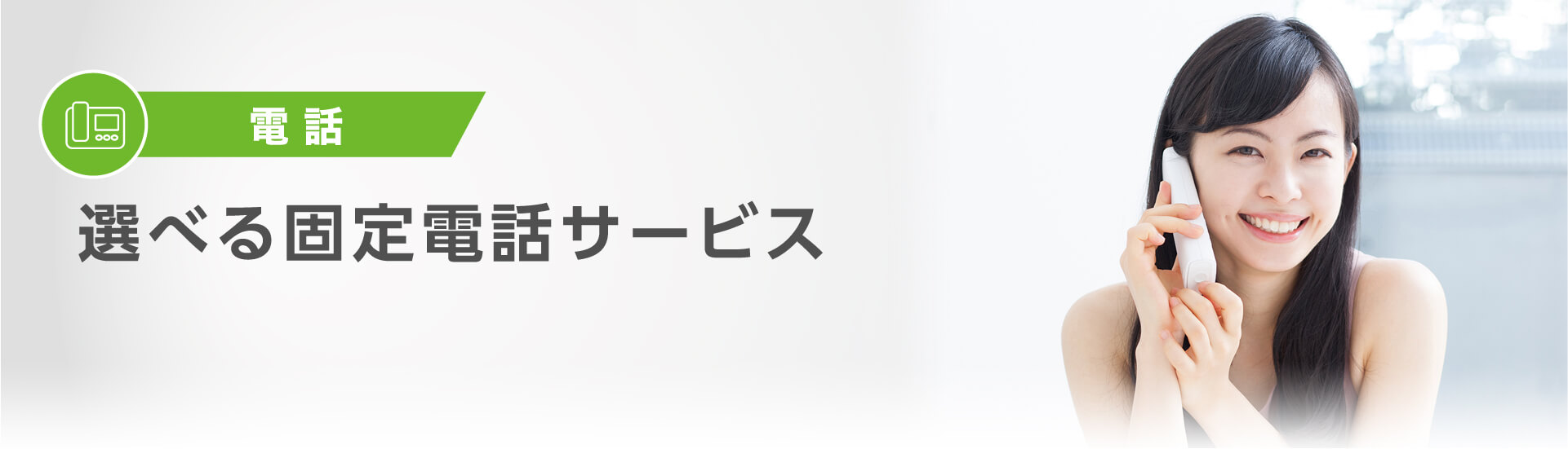 電話 選べる固定電話サービス