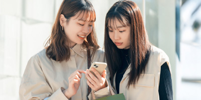 写真：安心のドコモ回線を使用しているイメージ